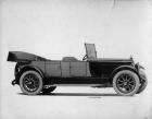 1918-1919 Packard two-toned touring car, seven-eights right side front view, top folded