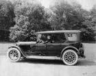 1920-1923 Packard touring car, on country road with male driver, California top