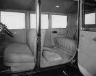 1920-1923 Packard coupe, view of interior through left side doors