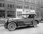 1920-1923 Packard touring car built for Marylin Miller, in front of Packard offices