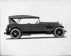 1924 Packard touring car, right side view, top raised