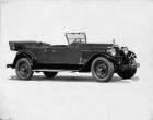 1925-1926 Packard two-toned touring car, right three-quarter side front view, top lowered