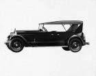 1925-1926 Packard touring car, left side view, top raised