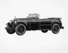 1925-1926 Packard touring car, three-quarter left front view, light color, trunks on running boards