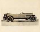 1925-1926 Packard touring car, right side view, top lowered