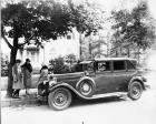 1927 Packard special sedan limousine, chauffeur behind wheel