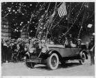 1927 Packard touring car carrying Commander Richard E. Byrd in New York City parade
