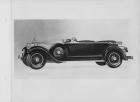 1927 Packard sport phaeton, nine-tenths left front view, top lowered