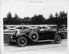 1929 Packard runabout with Mrs. Arthur Langenderfer and guests