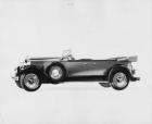 1929 Packard touring car, left side view, top folded