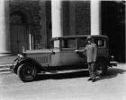 1929 Packard sedan with owner George Barton Cutten, president of Colgate University