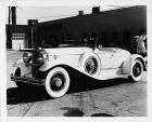 1930 Packard speedster, seven-eighths left front view, top folded