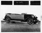 1931 Packard sport phaeton, seven-eighths right side view, top folded