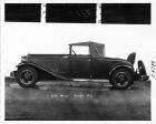 1931 Packard convertible coupe, left side view, top raised, rumble seat open