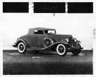 1932 Packard coupe roadster, seven-eights left side view, top raised