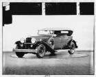 1932 Packard sport phaeton, three-quarter front view, top raised