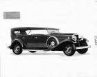 1932 Packard phaeton, three-quarter right side view, top raised