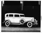 1932 Packard sedan, nine-tenths right side view