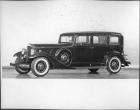 1933 Packard sedan limousine, seven-eights left side view