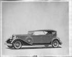 1934 Packard phaeton, nine-tenths left side view, top raised
