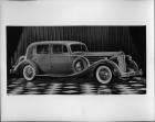 1935 Packard club sedan, seven-eights right side view