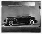 1936 Packard sport phaeton, nine-tenths left side view, top folded