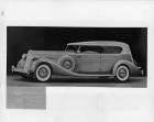 1936 Packard phaeton, seven-eights right side view, top raised