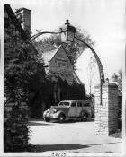 1937 Packard station wagon at Alvan Macauley's home