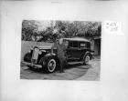 1937 Packard formal sedan and owner Jack Benny