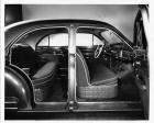 1948 Packard touring sedan, view of interior from right, both doors open