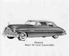 1950 Packard super deluxe convertible, top raised