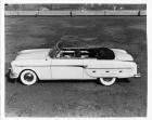 1953 Packard convertible coupe, left side elevation view, top folded