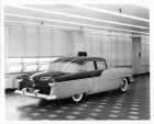 1955 Packard Super Clipper, seven-eights left rear view, full size clay model