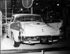 1958 Packard Hawk, three-quarter rear view, on display