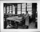 Women working in Packard upholstery department, 1925