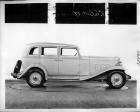 1932 Packard prototype sedan, right side view, light in color