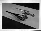 Packard Goddess of Speed hood ornament, three-quarter right side view from above