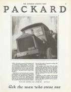 1921 PACKARD TRUCK ADVERT-B&W